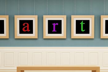 A wall with many pictures